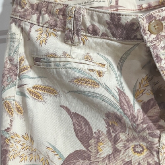 Pilcro High Rise Trouser Bootcut Printed Jeans - Picture 7 of 10